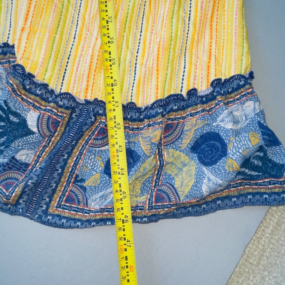 FARM RIO Toucan Patchwork Maxi Dress 100% Viscose Tropical Sunset Sundress - Picture 6 of 13